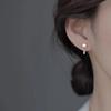 Pendientes de perlas de plata esterlina s925 para mujer, aretes barrocos de temperamento veraniego, diseño de nicho de alta calidad, aretes coreanos al por mayor