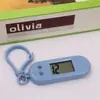 Reloj Electrónico Específico para Examenes Estudiante Mini Portátil Llavero Reloj Pequeño Colgante Solo Pantalla Digital Reloj de Hora para Mujeres