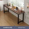 Escritorio doble largo para estudiantes, uso en casa en dormitorio, escritorio de estudio para escribir, escritorio rectangular de oficina para computadora montado en la pared para viviendas de alquiler