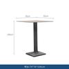 Muebles Silla de Barra para Villa Ocio Jardín Patio Una Mesa Cuatro Sillas Impermeable Protección Solar Respaldo Silla de Mimbre Barra Silla Alta