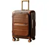 Nuevo modelo de equipaje 2026 hecho de material PCPU puro, ligero y de gran capacidad, carcasa blanda y dura, hecho a medida para hombres y mujeres, maleta de cabina con ruedas