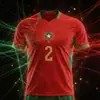 2627 EE. UU., Canadá y México Copa del Mundo Marruecos Uniforme de Fútbol Local Set de 10 Días No. 2 Camiseta de Achraf