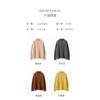 Suéter Grueso de Cachemira para Mujer, Suéter de Punto Trenzado Holgado de Cuello Alto, Top Básico de Punto de Moda Versátil de Gama Alta