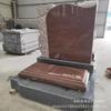 Granito Europeo Talla Lápida Cementerio Urbano Cementerio Piedra Negra Monstruo Grabado Gratuito Escultura en Piedra Fabricante