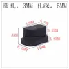 Tampas de Borracha Silicone para Botão de Interruptor 12X6.3X8Mm 6X6 Cabo Redondo Interruptor Tátil Micro Interruptor Tampa de Botão
