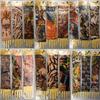 Um par de mangas de tatuagem para braços de equitação ao ar livre e direção para homens e mulheres, mangas de tatuagem de braço floridas respiráveis sem costura, no local