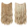 Peluca Transfronteriza para Mujer Extensiones de Cabello de una Pieza Largo Ondulado Rizado Esponjoso Natural Clip Línea de Pesca Pieza de Peluca de Cabello