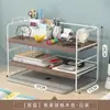 Estantería Simple Estante de Almacenamiento Organizador de Escritorio de Oficina Multi-Capas Arte de Hierro Organizador de Escritorio de Mesa de Comedor Estante Pequeño