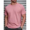 [Camiseta de Algodón Talla Europea] Ropa de Verano para Hombres y Mujeres, Camisetas Lisas de Cuello Redondo, Producción de Fábrica al por Mayor