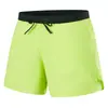 Shorts de Corrida Esportivos Romanos Elásticos de Secagem Rápida com Bainha Dividida Color Block em Camada Dupla - 140g - Com Impressão Personalizada