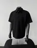 Camisa Polo Patchwork Estilo Americano, Camisa de Verano Resistente de Manga Corta para Hombre con un Ambiente Juvenil, Camiseta de Cuello Campana, Moda Casual Moderna de Media Manga