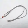 Nova corda de colar ajustável DIY joias feitas à mão corrente simples para suéter pingente de jade pendurado acessórios de cordão