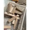 Cuña de madera triangular Tapón de madera Instalación de puertas y ventanas Almohadilla para riel de cámara Bloque Viruta de madera inclinada Punta de madera Tapón de agujero Expansión Hecho a mano