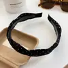 Tiara Retro de Bolinhas Estilo Francês Torcida para Mulheres com Dentes, Antiderrapante, Coroa Alta, Emagrecimento Facial, Elegante, Tiara para Lavar o Rosto, Nova