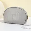 Bolsa de Cosméticos Sencilla con Patrón de Cocodrilo para Mujer, Bolsa de Almacenamiento Grande de Alta Gama, Neceser Portátil Impermeable para Viajes