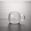 Taza de Vidrio Taza de Agua Hogareña Resistente al Calor Taza para Té de Burbujas Martillo Seis Colores Martillo de Vidrio Borosilicato Alto Taza de Piña Taza de Concubina Imperial