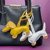 En Stock Fabricante Piel Dibujo Animado Forma Animal Lindo Estilo Ins Perro Dachshund Bolso Colgante