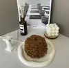 Hilo de Lana Rizada de Oso de 50g, Hilo de Bucle de Lana para Manualidades DIY, Hilo para Cabello de Muñeco de Peluche Hecho a Mano