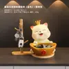 Gato da Sorte armazenamento de chaves de casa decoração de corredor armário de sapatos para porta decoração de sala de estar decoração de casa presente de inauguração de casa novo lar