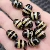 Ya Amarillo Perlas de Dos Líneas Perlas de Arroz Perlas de Jade Ágata Negra y Amarilla Lezi Lutong Accesorios de Joyería Perlas de Jade Hechas a Mano