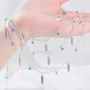 Cadena DIY Lujosa Pluma Gota de Agua Cadena Color Cobre Duradero Pañuelo Cabeza Estilo Antiguo Ropa para Disfraz y Actuación Material