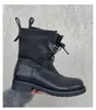 Versión de cuero~Botas de caballero con hebilla vintage, botas vaqueras de tacón grueso para mujer, botas adelgazantes, botines de punta redonda estilo motero