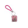Amazon Pink Messi Series Criativo Trançado Corda Chaveiro AliExpress Moda Carro Chaveiro Criativo Carro
