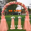 Novo Arco Europeu Cerimônia de Casamento Vitrine de Casamento Adereços Cerimônia de Abertura Suprimentos para Festivais Flor de Seda Arco de Flores