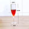Copa de champán acrílica de alta transparencia, de plástico, resistente a caídas, con base alta, para vino, para bar de brandy.