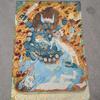 Pintura de Brocado Antigua, Pintura de Bordado de Seda Suzhou, Thangka Budista de Xizang, Artesanía de Bordado de Diamante Negro Nepalí, Hecho a Mano