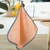 Paño de cocina para limpieza de platos con diseño de piña, absorbente, sin pelusa, pequeño, cuadrado, para colgar, de polar coral