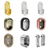 Barra de Ropa de Armario Engrosada, Barra de Ropa de Aleación de Zinc, Accesorios de Ferretería para Armario, Barra de Ropa Tubo Plano Asiento de Brida Fija