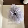 Scrunchie de Organza com Camada Dupla Estilo Francês Presilha Banana 2026 Nova Pequena Fresca Versátil para Coque