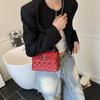 Bolso Estilo Chanel 2025 Nuevo Versátil Acolchado con Cadena Bolso de Hombro Bolso de Mano Moderno Bolso Cuadrado Pequeño