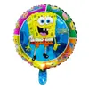 Personajes de Anime Alien Spongebob Globo de Película de Aluminio Paixing Decoración para Fiesta de Cumpleaños Infantil Globo Venta al por Mayor