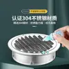 Acero Inoxidable Cabeza Plana Boca Plana Parabrisas Impermeable Anti-insectos Anti-pájaros Cubierta de Ventilación del Capó Parabrisas de Pared Exterior Salida de Aire de Escape