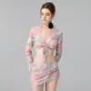 Traje de baño Estilo Ins Coreano Puro Deseo para Mujer, Dos Piezas Estilo Falda, Vacaciones Sexy en Aguas Termales, Sensación de Alta Gama, Traje de Baño de Comercio Exterior Transfronterizo