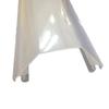 Lámpara de PC Difusora de Luz Blanco Lechoso Forma Especial Moldeado por Extrusión PC Blanco Lechoso Translúcido Forma de V Lámpara Perfil de Extrusión de PC