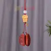 Talla de palisandro con una solicitud para lanzar la Cadena para Teléfono Móvil del Santo Grial Decoración de Mochila de Pareja Colgante Corazón a Corazón