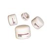 En Stock 30g 50g Tarro de Crema con Forma de Pan, Tarro para Contorno de Ojos, Tarro para Mascarilla, Tarro de Vidrio de Boca Ancha al por Mayor, Sensación de Alta Gama