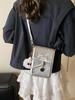 Bolso de Hombro Casual Simple Estilo Coreano 2026 Nuevo Bolso Cruzado de Moda Bolso Cuadrado Pequeño para Teléfono Móvil Moda de Nicho