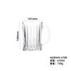 Vaso de Vidrio Comercial Engrosado con Asa, Vaso de Cerveza de Gran Capacidad, Vaso para Cerveza de Barril, Taza de Té, Vaso para Bebidas con Logo Impreso