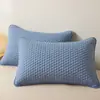 Funda de almohada acolchada, 100% algodón, antiaceite, antisaliva y resistente a la suciedad, nuevo estilo 2026, 100% algodón puro, se vende en pares, con una capa a prueba de sudor y aislante