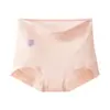 Algodón Hilo Puro Algodón Ropa Interior Mujer Cintura Media Algodón Extendido Algodón 10A Entrepierna Inferior Antibacteriano Calzones Sin Costuras