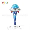 Actividad escolar palo de mano globo de película de aluminio astronauta dinosaurio animal caricatura palo de percusión globo empujar pequeño regalo