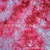 Flor de hibisco tie-dye pvvelvet pvvelvet tela para textiles del hogar pvvelvet felpa cepillada con relieve en forma de rosa tie-dye