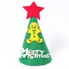 Gorro de Navidad de fieltro tela no tejida gorro de Navidad para niños gorro de Papá Noel personalizado decoraciones de Navidad