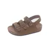 Sandalias para Niños de Comercio Exterior 2026 Verano Nuevas de Moda Zapatos de Playa para Niñas, Sandalias Romanas Antideslizantes para Niños, Zapatos de Bebé tipo Birkenstock