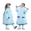 Impermeable infantil 2026 modelo nuevo con espacio para mochila, adecuado para niños y niñas, especialmente diseñado para la escuela, portátil para ciclismo al aire libre y senderismo