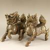 Adornos Kirin de Latón Puro Cobre Kirin de Fuego Decoraciones para el Hogar Decoración del Hogar Sala de Estar Oficina Artesanías Adornos Venta al por Mayor